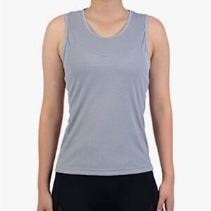 Beroy Racerback Cycling In-Outdoor Bike Tank Tops w/Pockets Grey M NWT